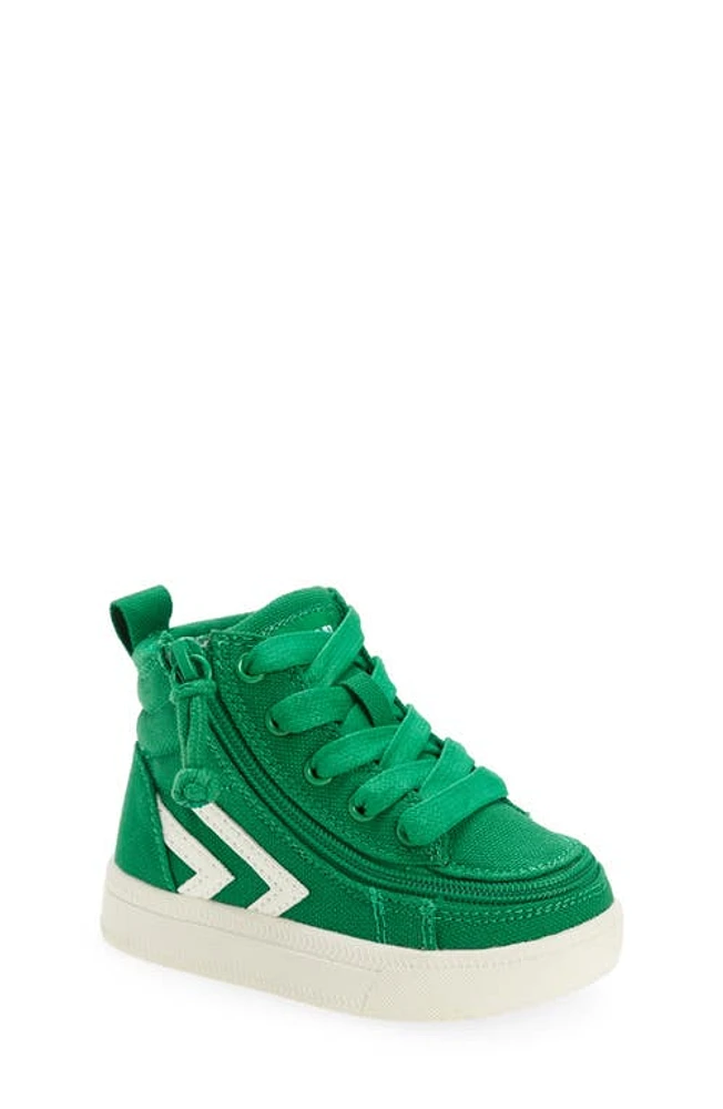 BILLY Footwear Kids' Classic Lace High Top Sneaker Green/White at Nordstrom, W