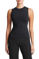 Vince Sleeveless Fitted Top in Black at Nordstrom, Size Xx-Small