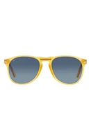 Persol 55mm Polarized Gradient Pilot Sunglasses in Lite Yellow at Nordstrom