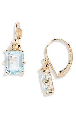 Anzie Cléo Carré Blue Topaz Drop Earrings at Nordstrom