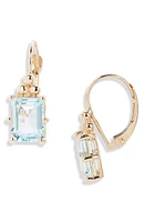 Anzie Cléo Carré Blue Topaz Drop Earrings at Nordstrom