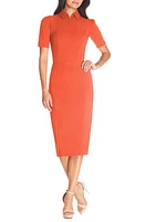 Dress the Population Gloria Front Zip Sheath at Nordstrom,