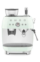 smeg Espresso Machine with Coffee Grinder in Pastel Green at Nordstrom, Size One Size Oz