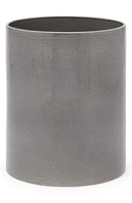 PIGEON AND POODLE Cordoba Ceramic Wastebasket in Gray Burlap at Nordstrom