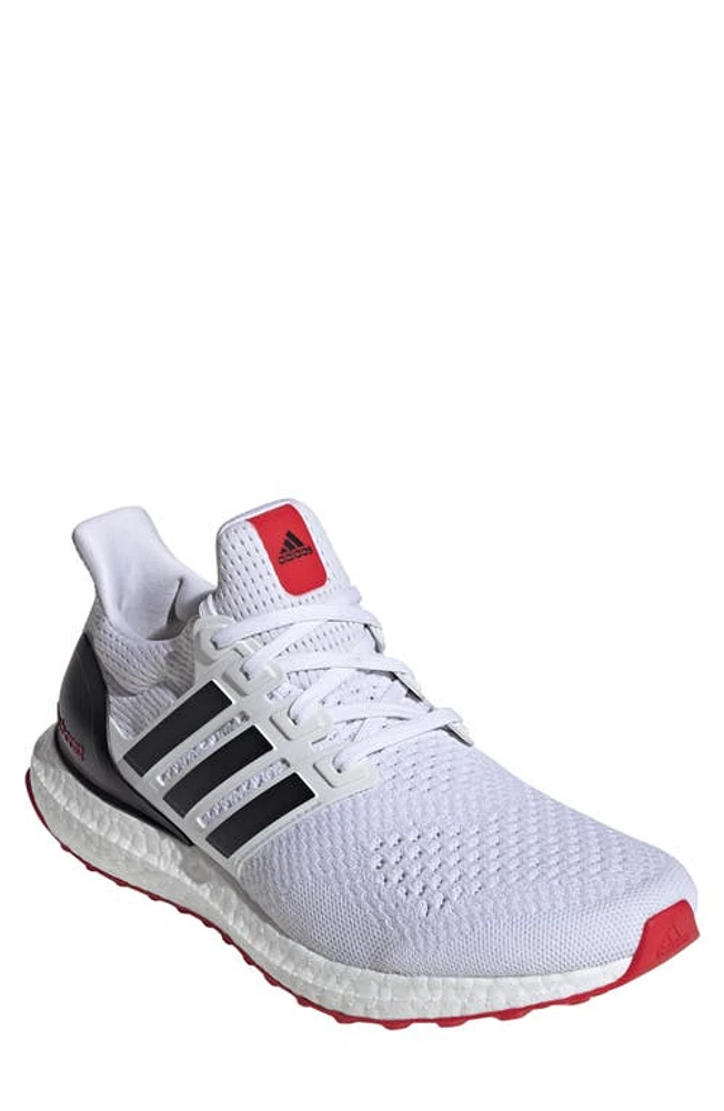 adidas Ultraboost 1.0 Running Sneaker White/Black/Better Scarlet at Nordstrom,