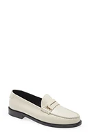 Saint Laurent Le Loafer Monogram Penny Pearl at Nordstrom,