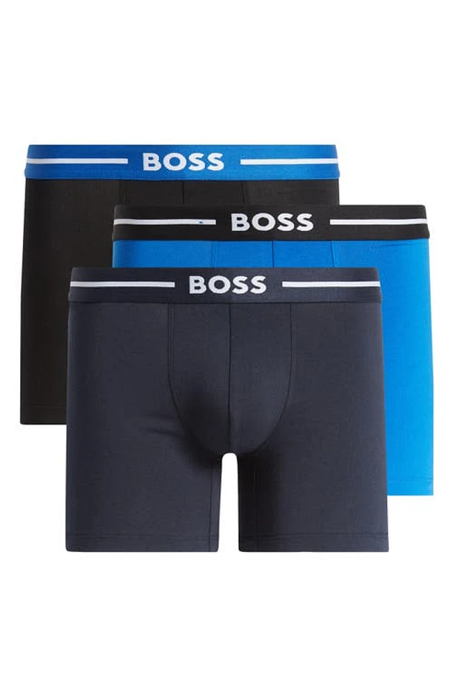 BOSS 3-Pack Power Stretch Cotton Boxer Briefs Open Miscellaneous at Nordstrom,