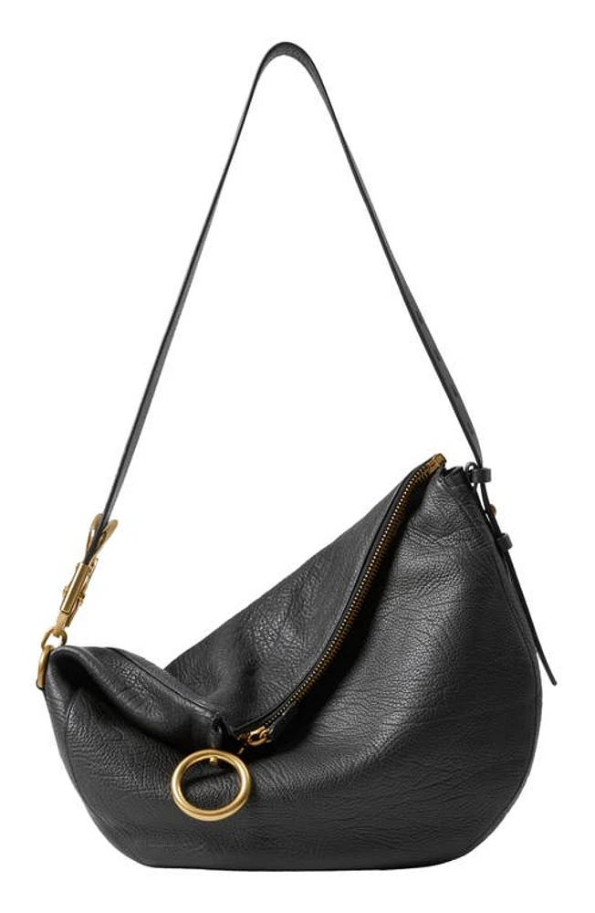 burberry Medium Knight Shoulder Bag in Black at Nordstrom