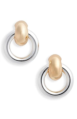 Jenny Bird Puffy Faye Knocker Earrings in Gold/Silver at Nordstrom