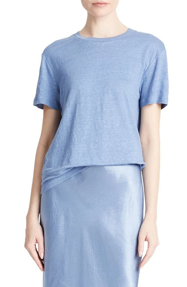 Vince Crewneck Linen T-Shirt at Nordstrom,