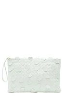 Bottega Veneta Intrecciato Hearts Lambskin Clutch in Glacier/Gold at Nordstrom