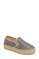 Toni Pons Fonda Platform Espadrille Sneaker in Lead Fabric at Nordstrom, Size 10Us