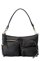 MZ Wallace Petite Chelsea Nylon Shoulder Bag in Black at Nordstrom