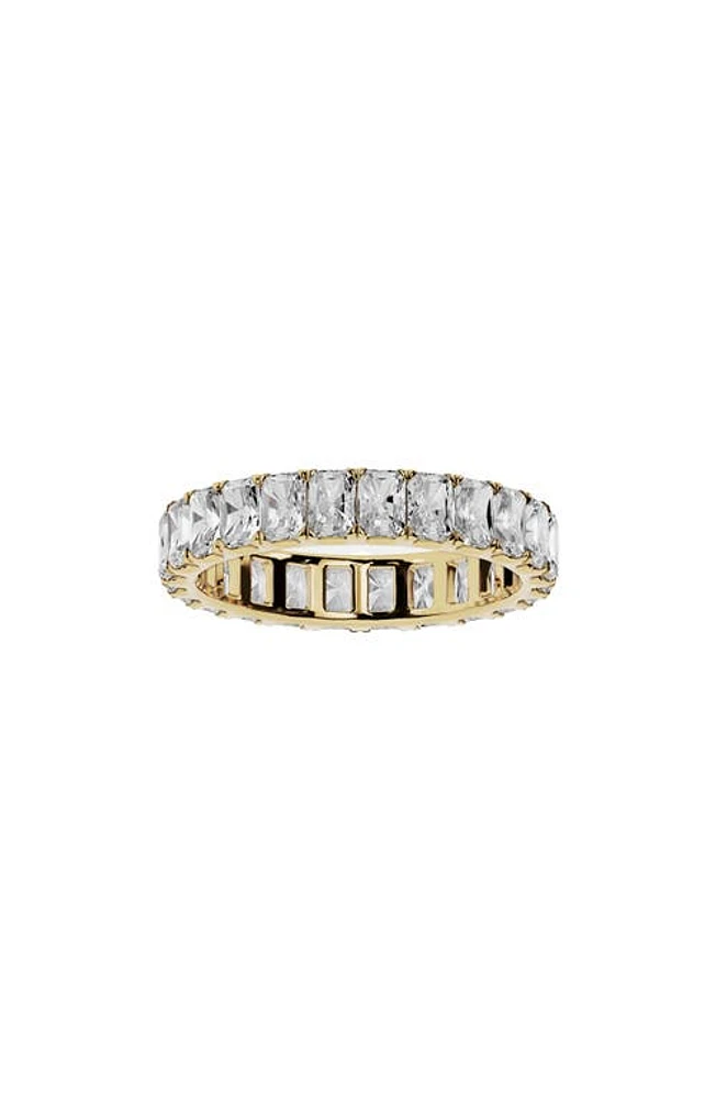 Jennifer Fisher 18K Gold Emerald Cut Lab Created Diamond Eternity Ring - 3.12 ctw in 18K Yellow Gold at Nordstrom, Size 7