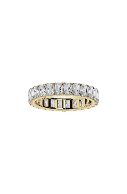 Jennifer Fisher 18K Gold Emerald Cut Lab Created Diamond Eternity Ring - 3.12 ctw in 18K Yellow Gold at Nordstrom, Size 7