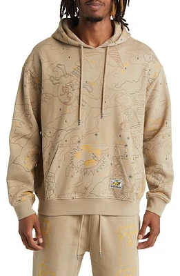 ICECREAM Camouflage Embroidered Hoodie in Chinchilla at Nordstrom, Size Small