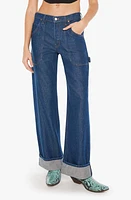 MOTHER The Smoothie Carpenter Sneak Wide Leg Jeans Clean Your Plate at Nordstrom,