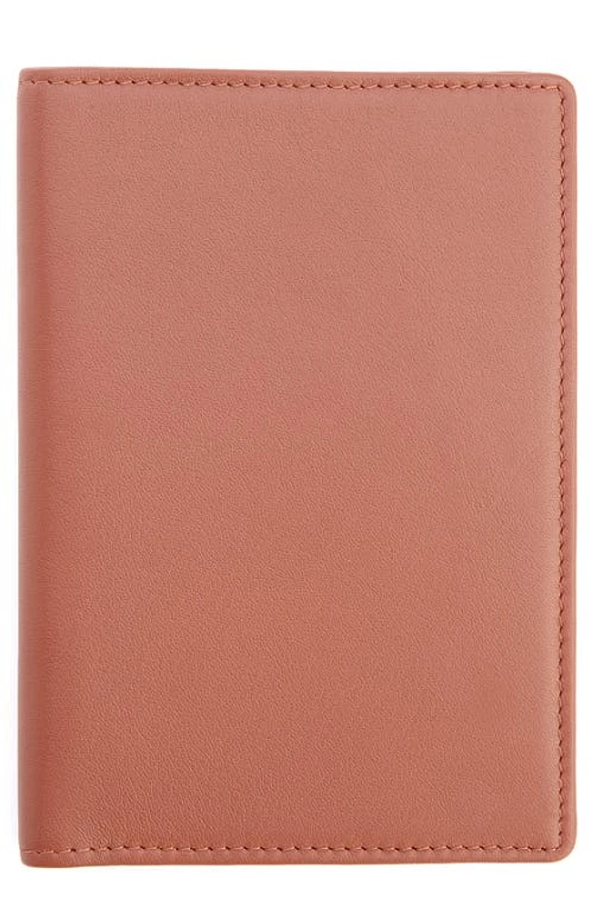 ROYCE New York RFID Leather Passport Case in Tan at Nordstrom