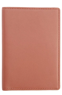 ROYCE New York RFID Leather Passport Case in Tan at Nordstrom