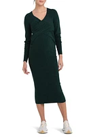 Ripe Maternity Heidi Long Sleeve Maternity/Nursing Dress at Nordstrom,