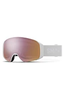 Smith 4D MAG 154mm Snow Goggles in White Vapor /Rose Gold at Nordstrom