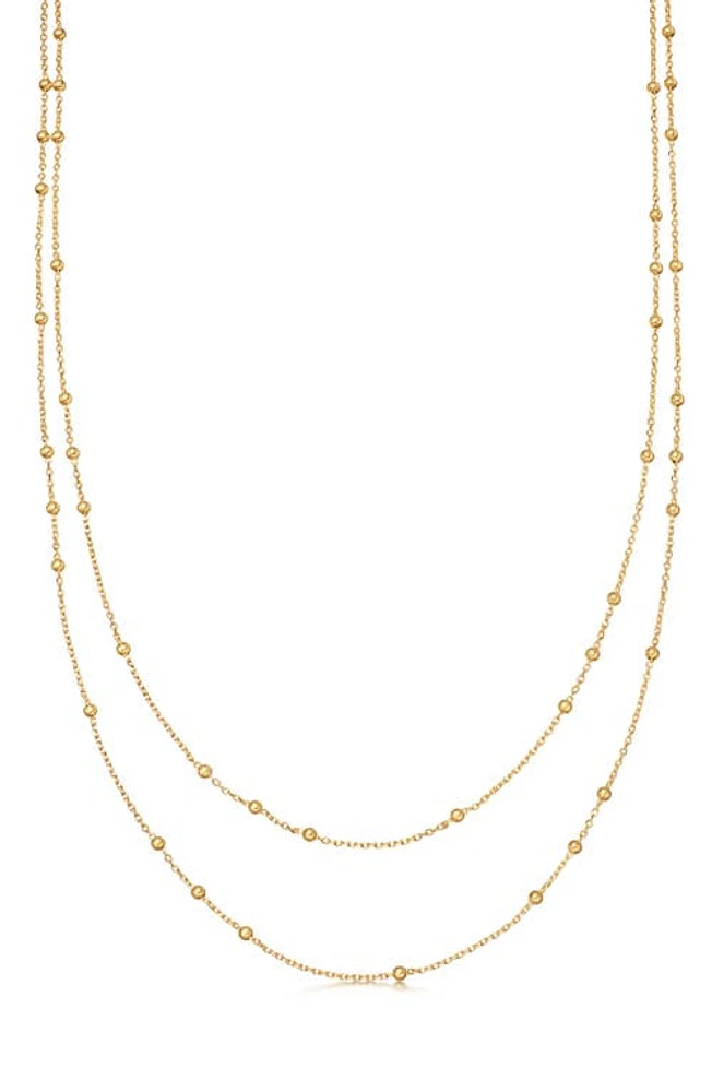 Missoma Double Chain Necklace in Gold at Nordstrom