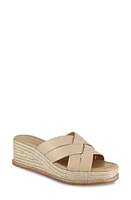 Splendid Delliny Espadrille Platform Wedge Sandal Light Almond at Nordstrom,