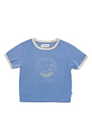 HONOR THE GIFT Crop Graphic Baby Tee Sky Blue at Nordstrom,