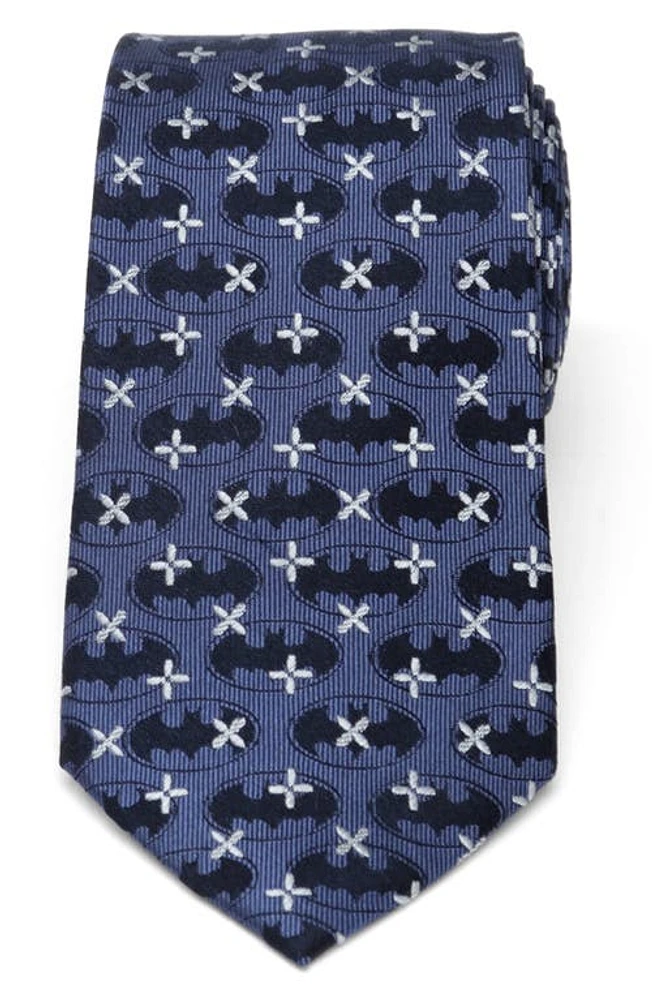 Cufflinks, Inc. DC Comics Batman Blue Jacquard Cross Silk Tie in Navy at Nordstrom