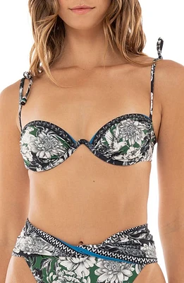 Agua Bendita Donna Wats Underwire Bikini Top Multicolor at Nordstrom,