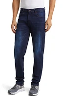 Barbell Apparel Straight Athletic Fit 2.0 Stretch Jeans Dark Distressed at Nordstrom,