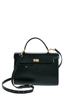 Anya Hindmarch Mortimer Leather Top Handle Bag in Black at Nordstrom