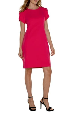 Liverpool Los Angeles Short Sleeve Sheath Dress at Nordstrom,