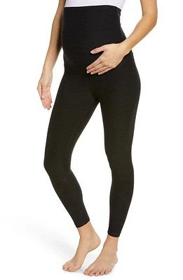 Beyond Yoga Love the Bump Maternity Capri Leggings in Darkest Night at Nordstrom, Size X-Small