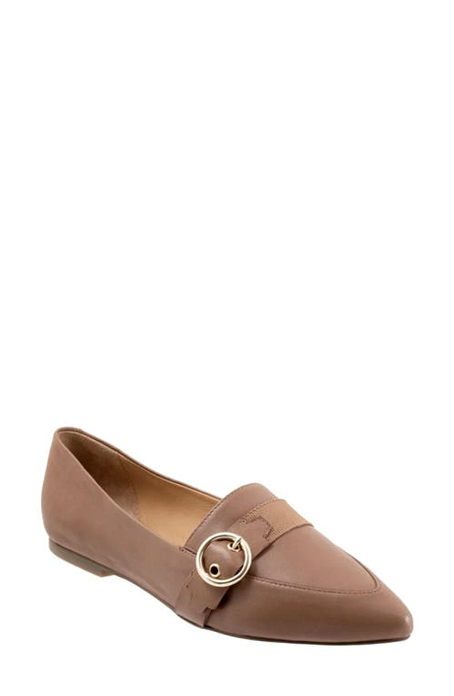 Trotters Emmett Pointed Toe Loafer Flat Stone at Nordstrom,