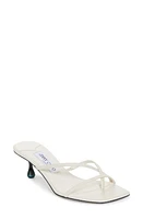 Jimmy Choo Etana Malachite Heel Slide Sandal Latte/Malachite at Nordstrom,