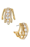 Nadri Cleo J Hoop Earrings in Gold at Nordstrom