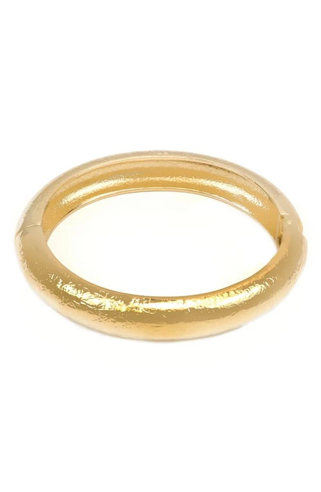 Panacea Textured Hinge Bangle in Gold at Nordstrom