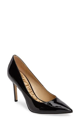 Sam Edelman Hazel Pointed Toe Pump Black Patent Leather at Nordstrom,