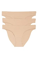 On Gossamer 3-Pack Cotton Hip Bikinis at Nordstrom,