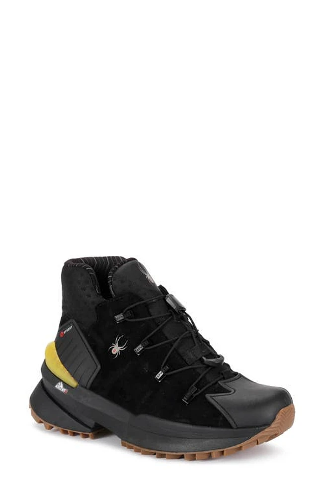 Spyder Hilltop Waterproof Hiking Boot Black at Nordstrom,