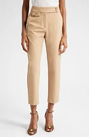 Veronica Beard Renzo Crop Pants Khaki at Nordstrom,