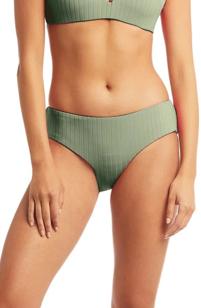 Sea Level Vesper Mid Bikini Bottoms Sage at Nordstrom, Us