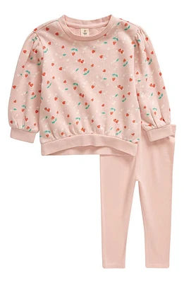 Tucker + Tate Kids' Relaxed Fit Crewneck Sweatshirt & Leggings Set at Nordstrom,