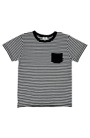 Feather 4 Arrow High Tide Stripe Pocket T-Shirt Black/White at Nordstrom,