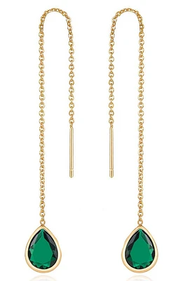 Ettika Cubic Zirconia Threader Earrings in at Nordstrom