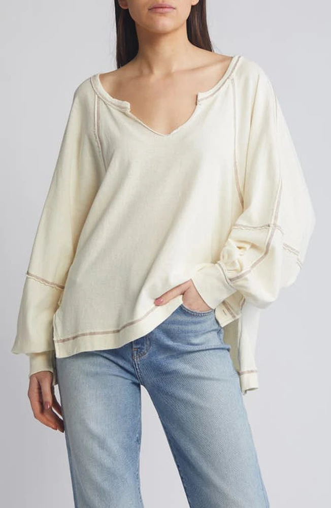 Free People Wish I Knew Cotton Top Ivory at Nordstrom,