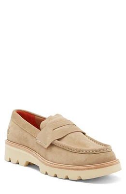 rag & bone Platform Penny Loafer Nougat Suede at Nordstrom,