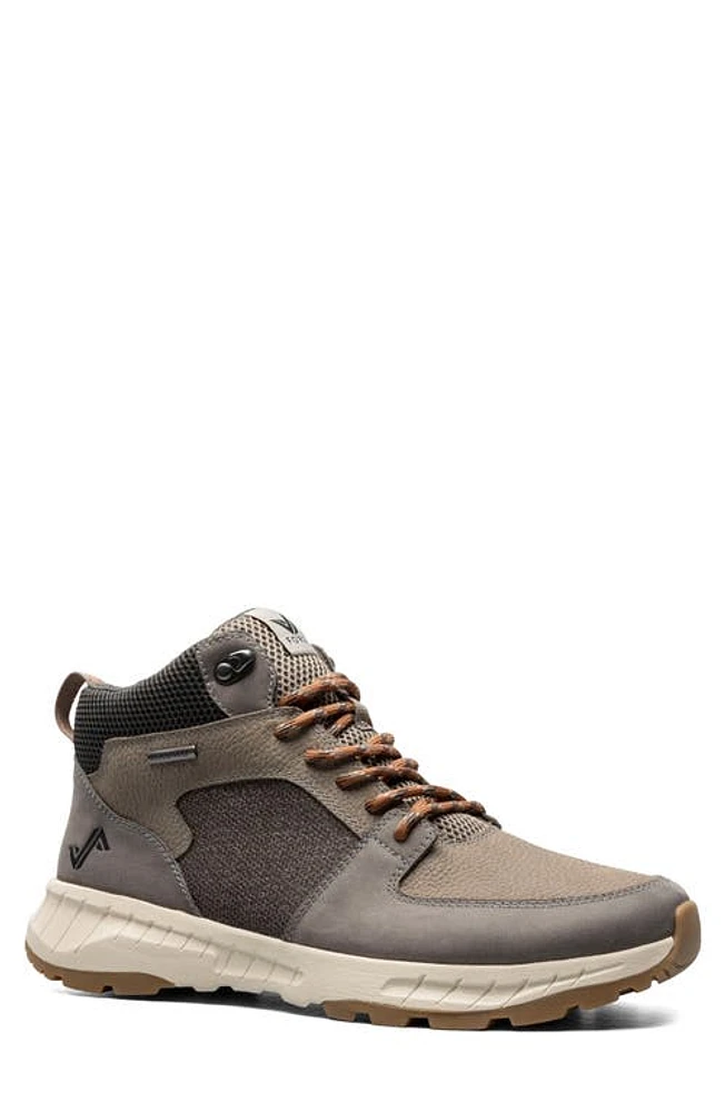 Forsake Wild Sky Waterproof Mid Hiking Sneaker Dark Gray/Gold at Nordstrom,