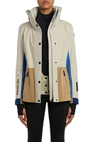 Moncler Grenoble Hainet Colorblock Ski Jacket Sand Beige at Nordstrom,